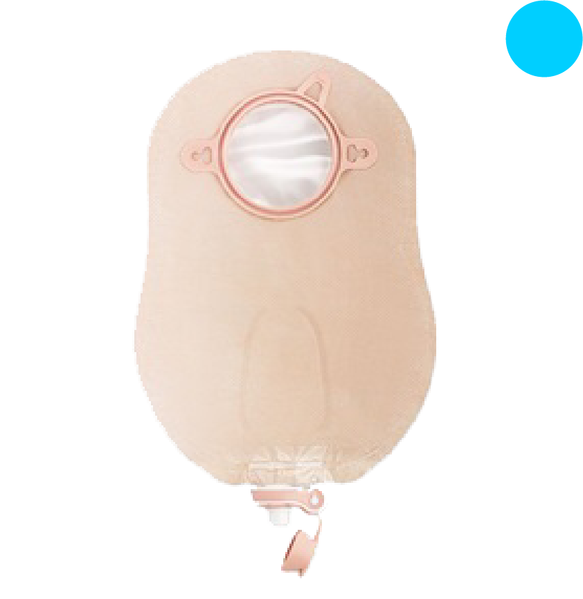 Hollister 18904 Enhanced Design Urostomy Pouch Blue
