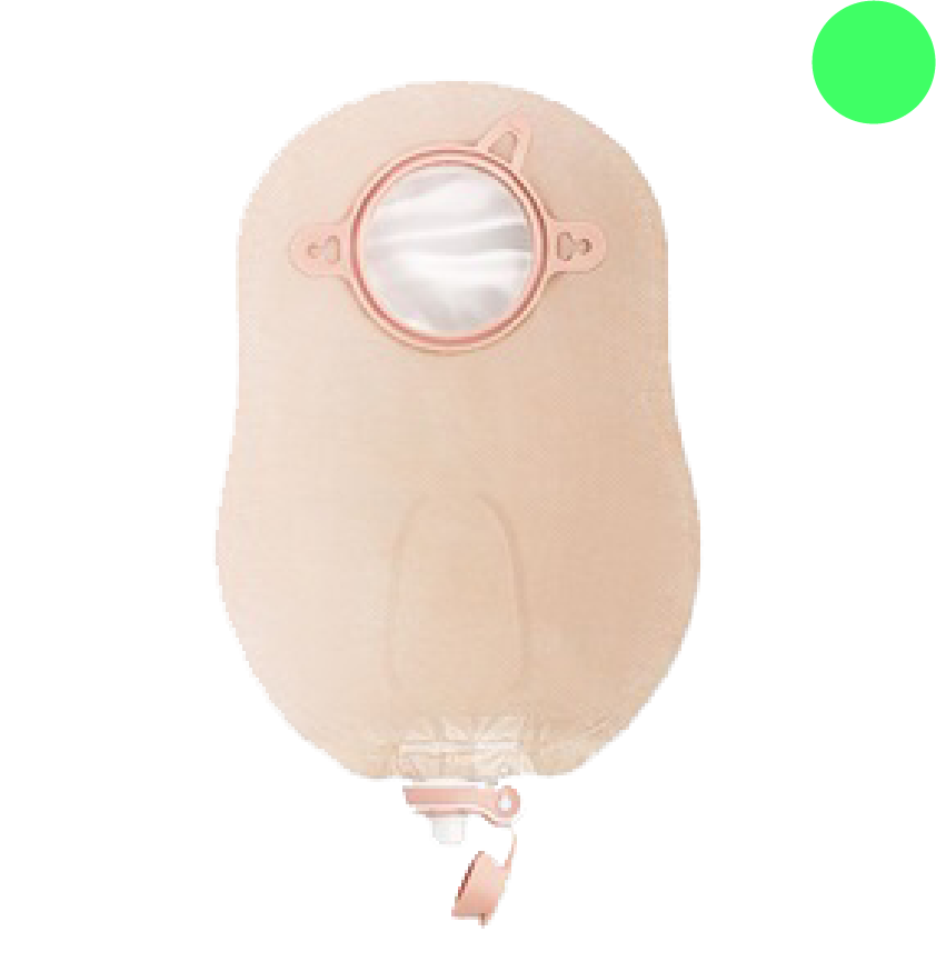 Hollister 18402 Original Design Urostomy Pouch Green