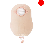 Hollister 18903 Enhanced Design Urostomy Pouch Red