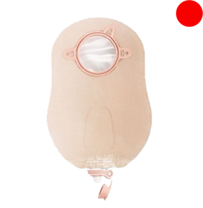 Hollister 18913 Enhanced Design Urostomy Pouch Red